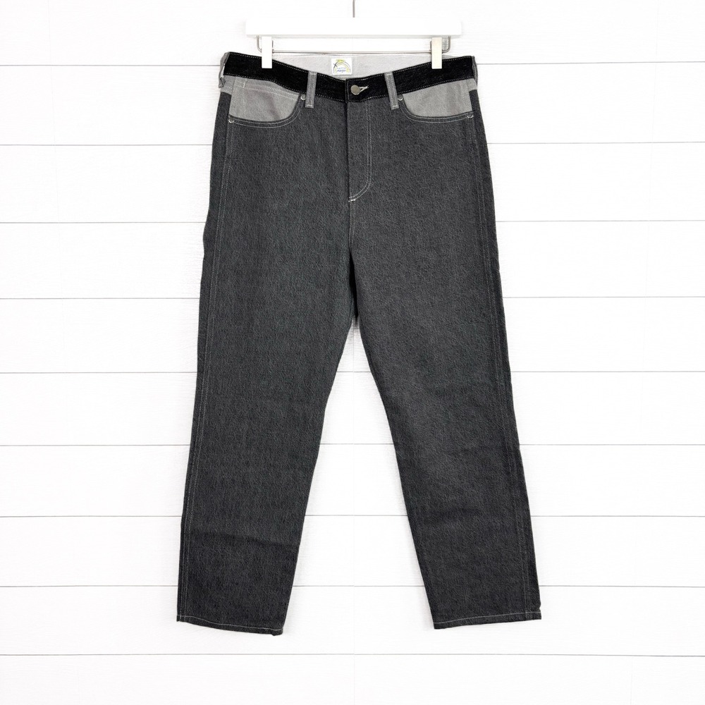 NWT Wrangler Peter Max Retro Straight Jeans Gray Contrast Special Edition 32 New